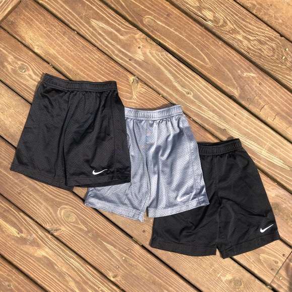 Nike Other - BUNDLE (3) PAIRS OF NIKE KIDS SIZE 6-7 GYM SHORTS